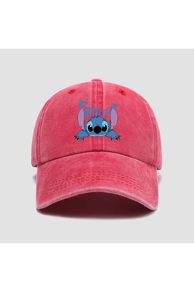 choice2 XiGua Red Stitch Casual Hat Kawaii Cartoon Anime Figure Baseball Caps...