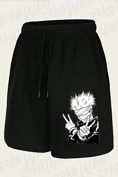 ZOKAWEAR شورت مطبوع بتصميم Jujutsu Kaisen Gojo Satoru v9 للجنسين
