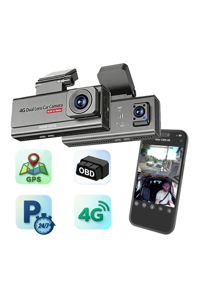 Noar Auto CAMERA DE BORD NOAR C200 4G - DETECTIE MISCARE, GPS, VIZIUNE NOCTUR...