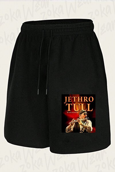 ZOKAWEAR Unisex Jethro Tull Design Printed Shorts
