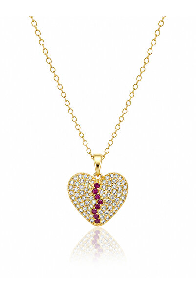 Angelovia Heart Figured Steel Necklace