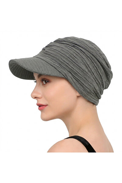 choice2 One Size GRAY New Fashion Baseball Hijab Cap For Women Bonnet Voile M...