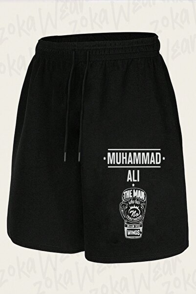 ZOKAWEAR Unisex Muhammad Ali, Glove Design Printed Shorts