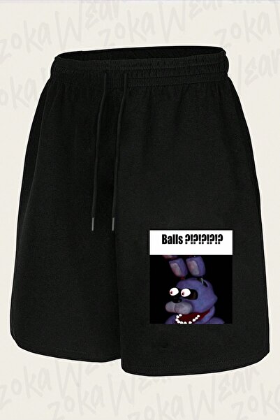 ZOKAWEAR Unisex FNAF Bonnie Balls!!!! Šorts sa mem dizajnom