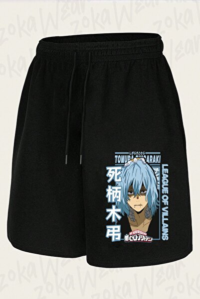ZOKAWEAR Unisex My Hero Academia Tomura Shigaraki V12 Design Printed Shorts