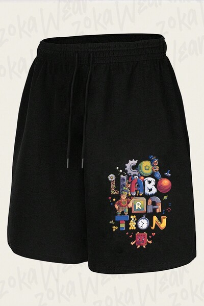 ZOKAWEAR Unisex Collaboration Cody, May Design Printed Shorts
