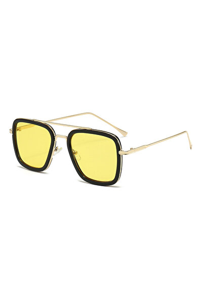 Choice24 MULTI 21 Vintage Metal Frame Square Sunglasses Women Men Rectangle S...