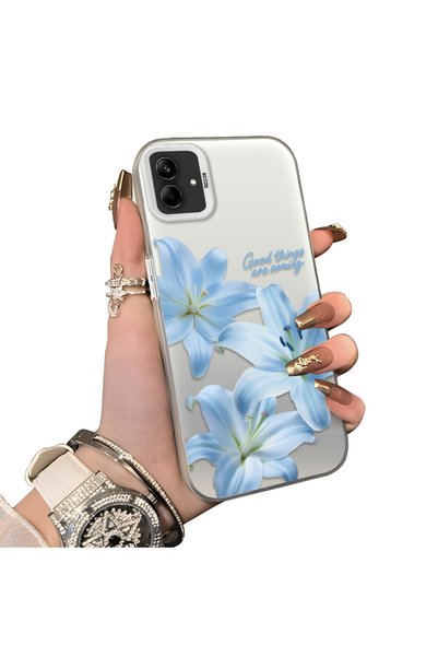 Hontinga Samsung Galaxy A03 Compatible Silicone Edge Hard Back Case Couple Ph...