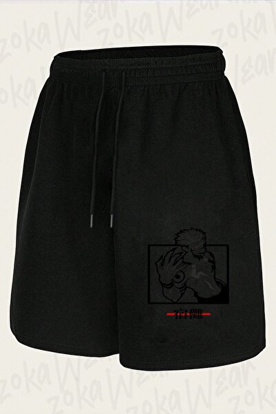 ZOKAWEAR Unisex Jujutsu Kaisen Sukuna Ryomen Design Printed Shorts