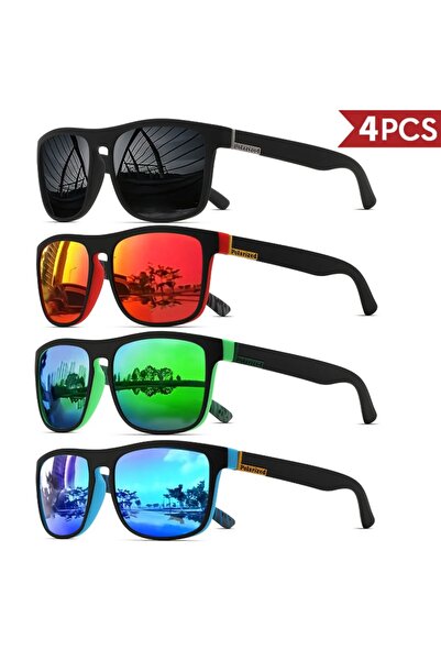 Choice6 4 قطع نظارات كلاسيكية على شكل زهرة بأرجل مربعة للرجال والنساء، نظارات...