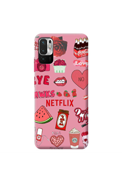 Other Xiaomi Redmi Note 10 Pro 5G pizza is my valentine Pink Colored Silicone...