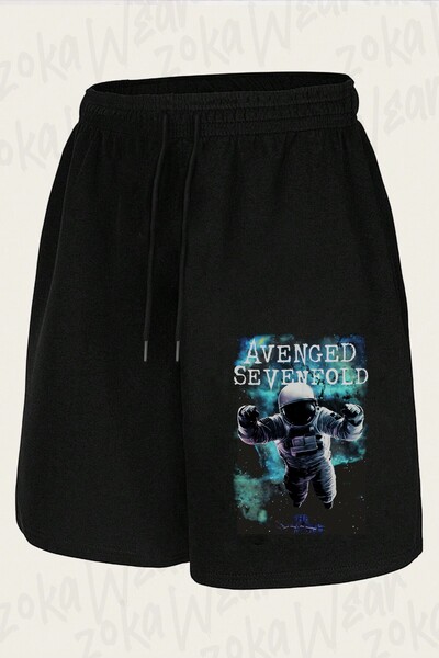 ZOKAWEAR Unisex Avenged Sevenfold 6 Design Printed Shorts