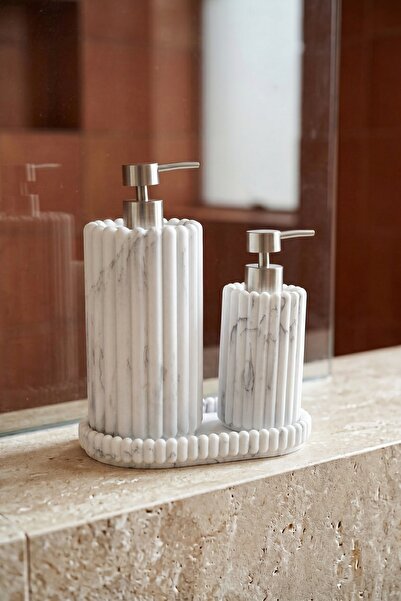 ACAR Laduree Liquid Soap Dispenser Set White
