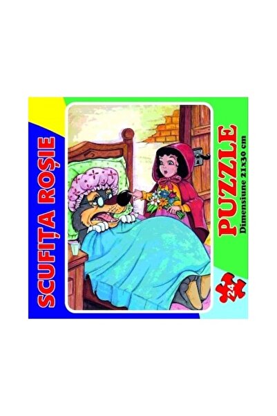 Arves Puzzle Scufița Roșie cu 24 de piese