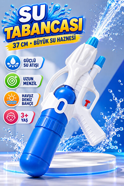 YILDIRIM OYUNCAK Büyük Su Hazneli Su Tabancası 37cm – Uzun Menzilli Bahçe, Ha...