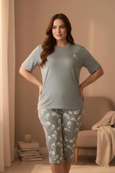 gd goldoremi Premium Women's Plus Size Short Sleeve Lycra Light Green Comfort...