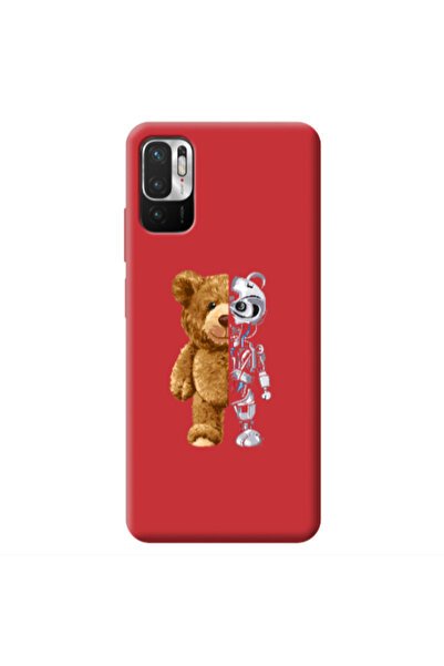 Other Xiaomi Redmi Note 10 Pro 5G Glacier Red Colored Silicone TPU Θήκη