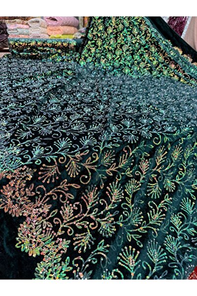 Generic Brand Velvet with Beads and Sequins (100X150Cm)