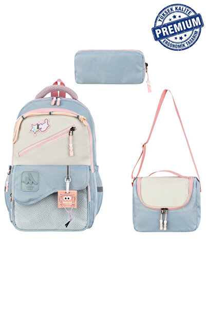Alanç Gift Ultra-Luxury Girls' Premium Primary School Bag with Back Support, ...