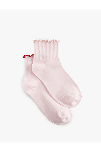 Koton Cotton Ruffled 2-Piece Sock Set