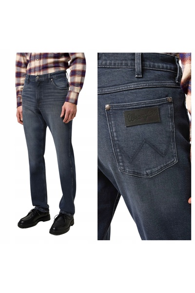 WRANGLER Blugi Barbati, Wrangler, Greensboro Straight Fit, W31-L30 US, Albast...
