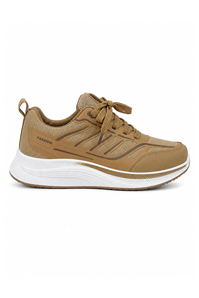 FASHION Men's Black Casual Walking Running Sneakers - Lightweight Breathable ...