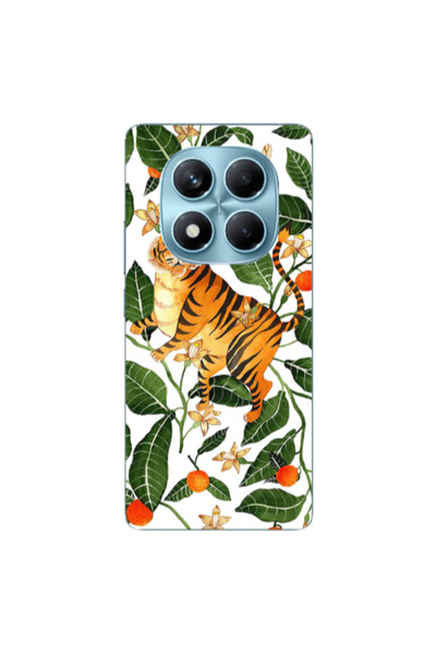 Other Xiaomi Redmi Note 14 Pro Flower Leopard and Laves Transparent Silicone ...