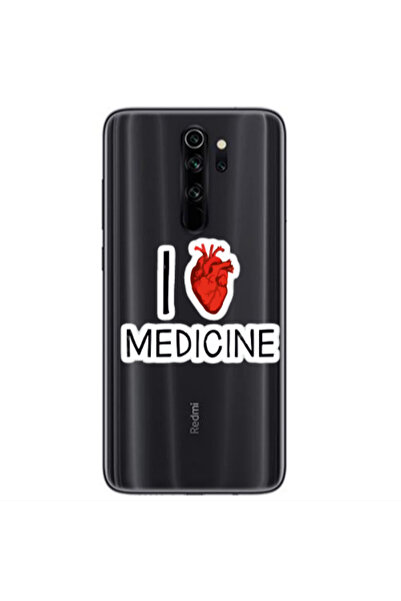 Other Xiaomi Redmi Note 8 Pro I Love Medicin Transparent Silicone TPU Θήκη