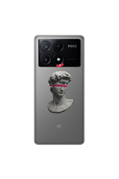 Other Xiaomi Poco X6Pro 5G Half statue Transparent Silicone TPU Θήκη