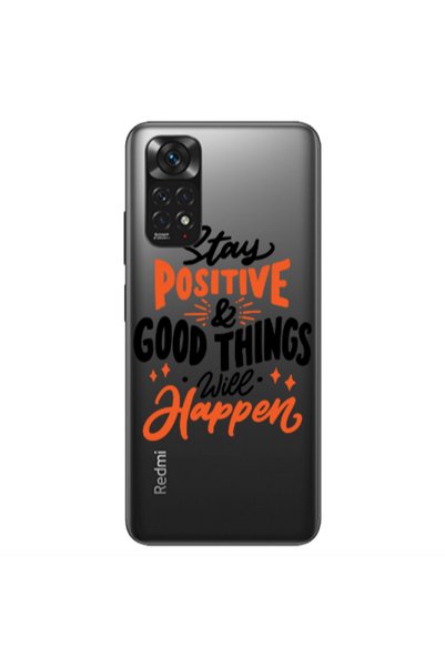 Other Xiaomi Redmi Note 11S NFC Stay Positive Transparent Silicone TPU Θήκη