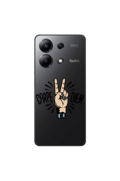 Other Xiaomi Redmi Note 13 4G Carpe Two Diem Transparent Silicone TPU Θήκη
