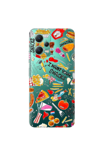 Other Xiaomi Redmi Note 12 Pro 5G Snack attack Transparent Silicone TPU Θήκη
