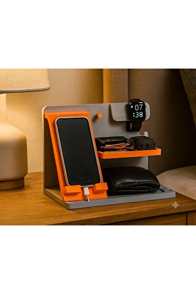 BMS3D Bms 3D Solutions Multi-Purpose Desktop Organizer & Phone Smartwatch Sta...