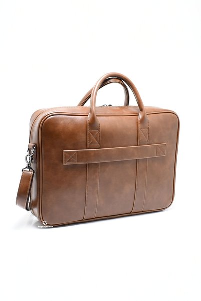 JANVIER Taba Unisex Laptop Ve Evrak Çantası 15.6 - 16 İnç Uyumlu Çok Bölmeli Organizer Çanta
