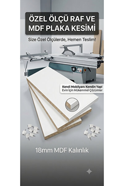 Genel Markalar Mdf raf özel ölçü