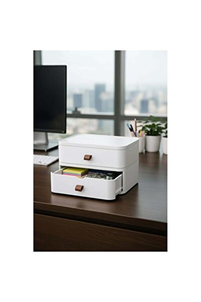 Empressco Double Layer Desktop Organizer, Makeup and Jewelry Organizer