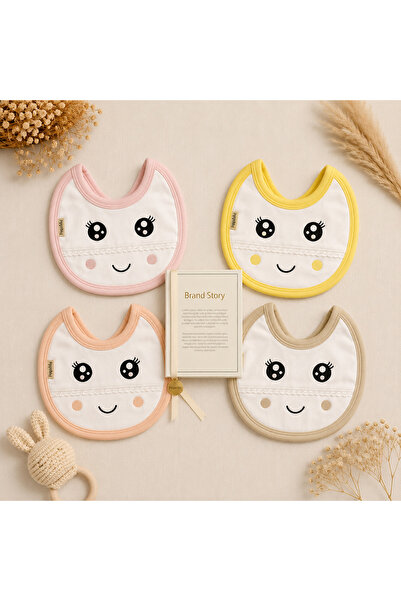 Bebek önlük 4'lü set smile model