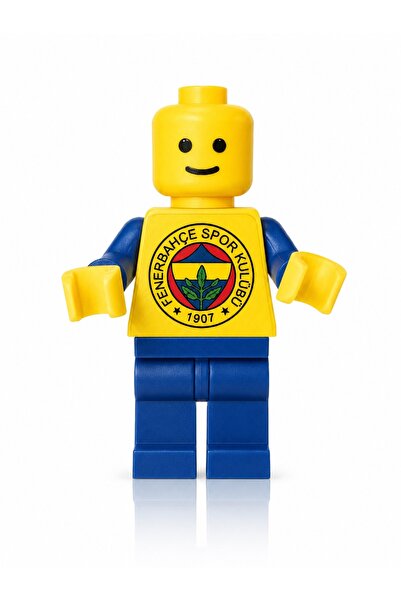 TUĞXDESİGN Taraftar Tuğla Adam FB Figür 16-17 cm – Kişiye Özel İsim Baskılı D...