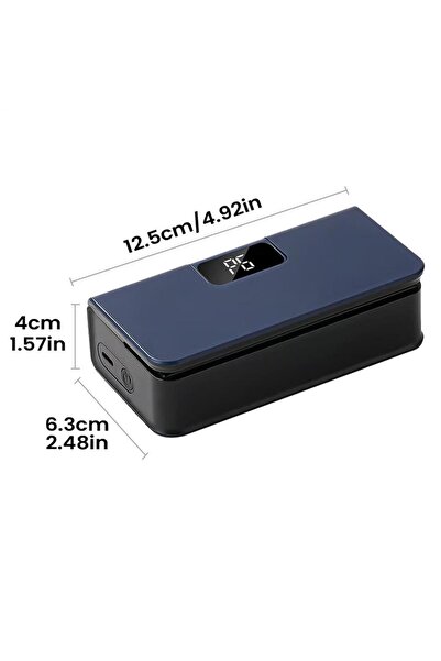 Choice Blue Magnetic Bag Sealing Machine 6 Level Portable Food Resealer Recha...