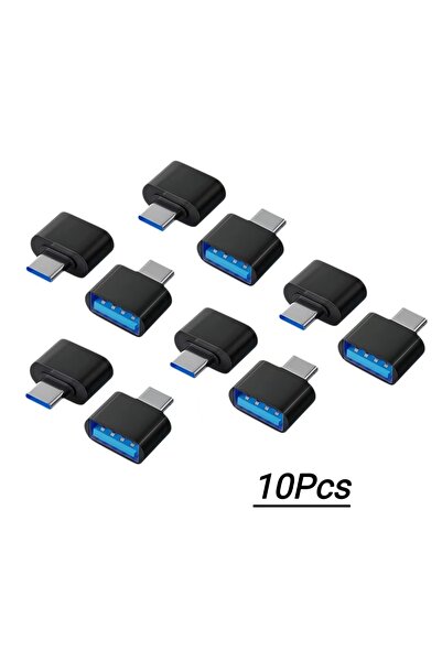 Choice4 Black Type-C 10PCS Micro USB To USB Converter For Tablet PC Android U...