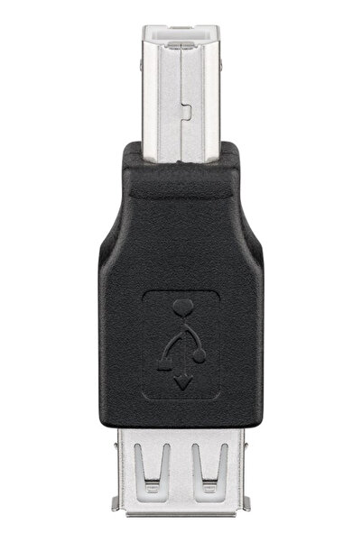 goobay αντάπτορας USB σε USB Type B 50291, θηλυκό σε αρσενικό, μαύρος