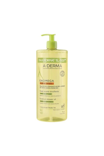 A-DERMA Exomega Control Λάδι Ντους - Μαλακτικό Καθαριστικό Λάδι για Ατοπικό Δ...