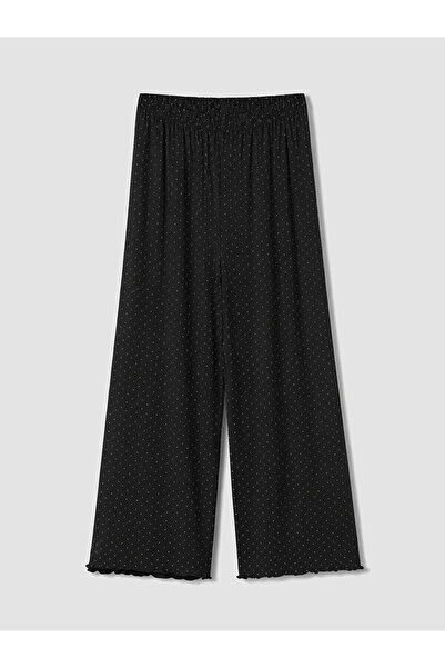 LC Waikiki Peak New Season Polka Dot Wide Leg Women's Pajama Bottoms