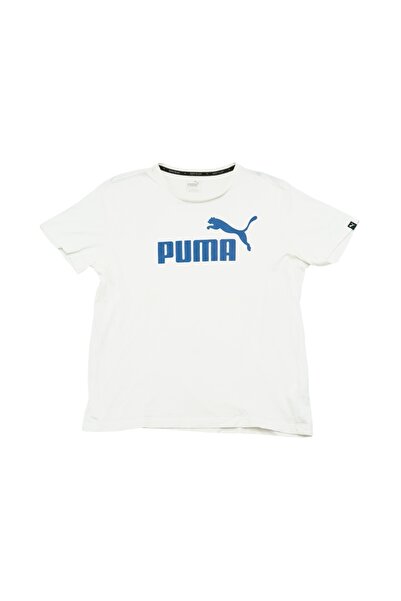 Puma Tricou cu logo ESS No.1 Alb (688311-02) Bărbați - S