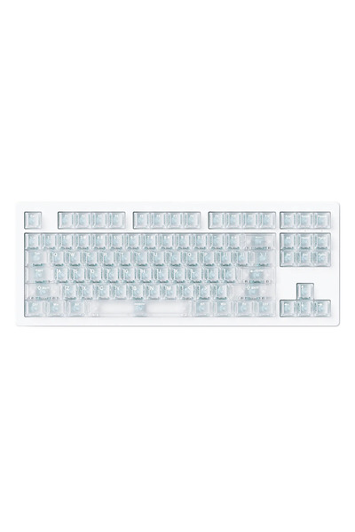 AKKO MONSGEEK M3 V5 HE White Transparent AstroAim Manyetik Switch 8K Hz Hall ...