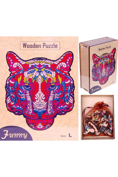 Norimpex Puzzle din lemn pentru copii, Leoaică, pentru 3+ ani
