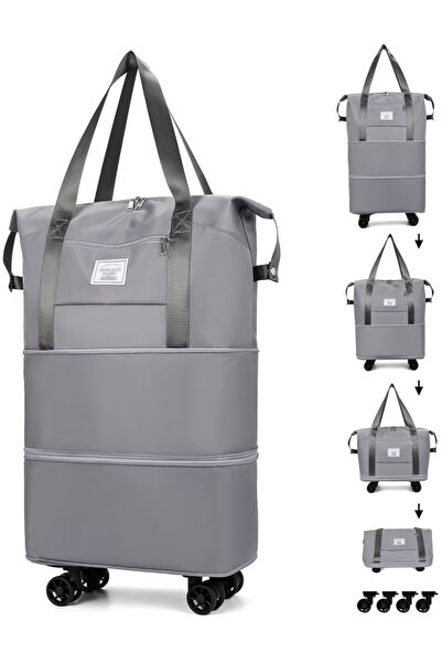 TAPIT Rolling Duffle Bag with Wheels, Expandable Carry On Luggage Bag with Wh...