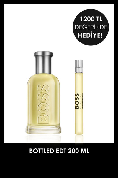BOSS Bottled EDT 200 ml + Bottled EDT 10 ml Erkek Parfüm Seti