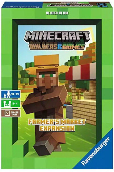 RAVENSBURGER Extensie de joc Minecraft Piața Fermierilor pentru 2-4 jucători,...