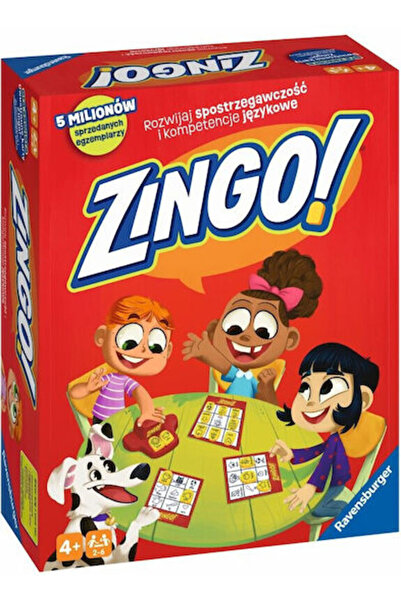 RAVENSBURGER Joc de societate Zingo! Pentru 2-6 jucători, 4+ ani Cod: 76494